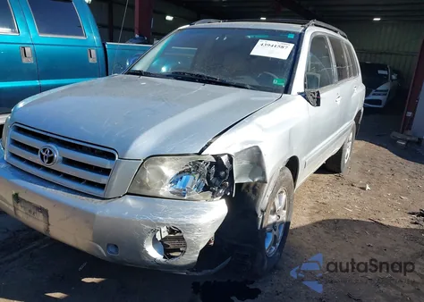 2005 Toyota Highlander V6 z USA, uszkodzony, nr VIN JTEDP21A350045341